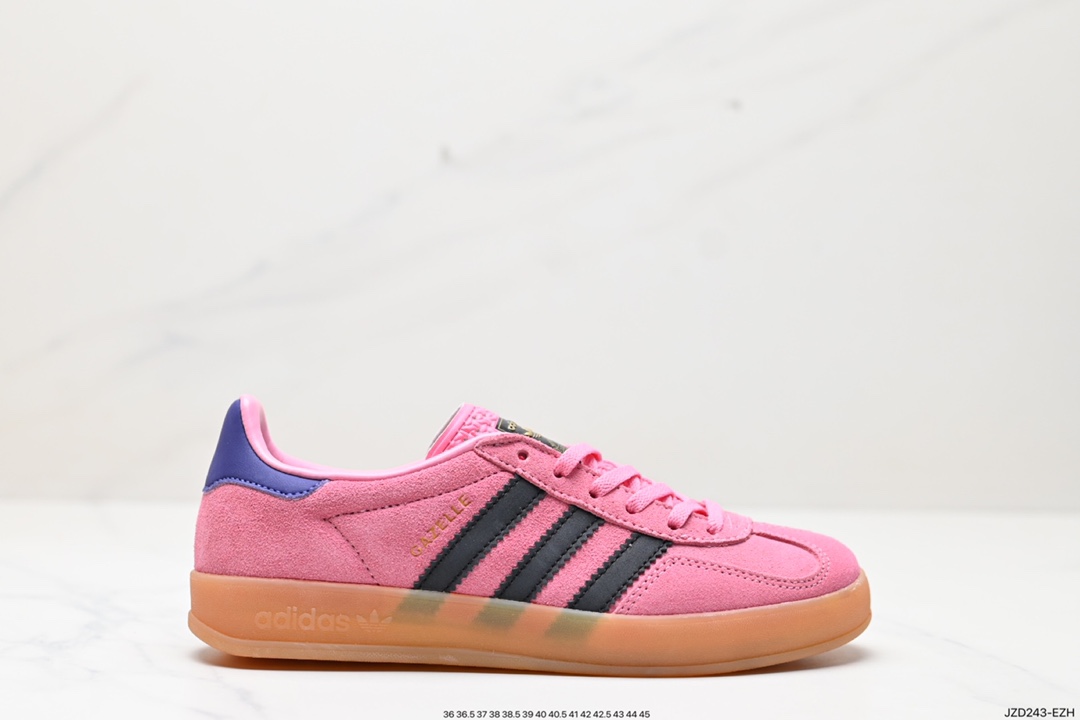 140 adidas originals Gazelle Indoor 粉黑 IE7002