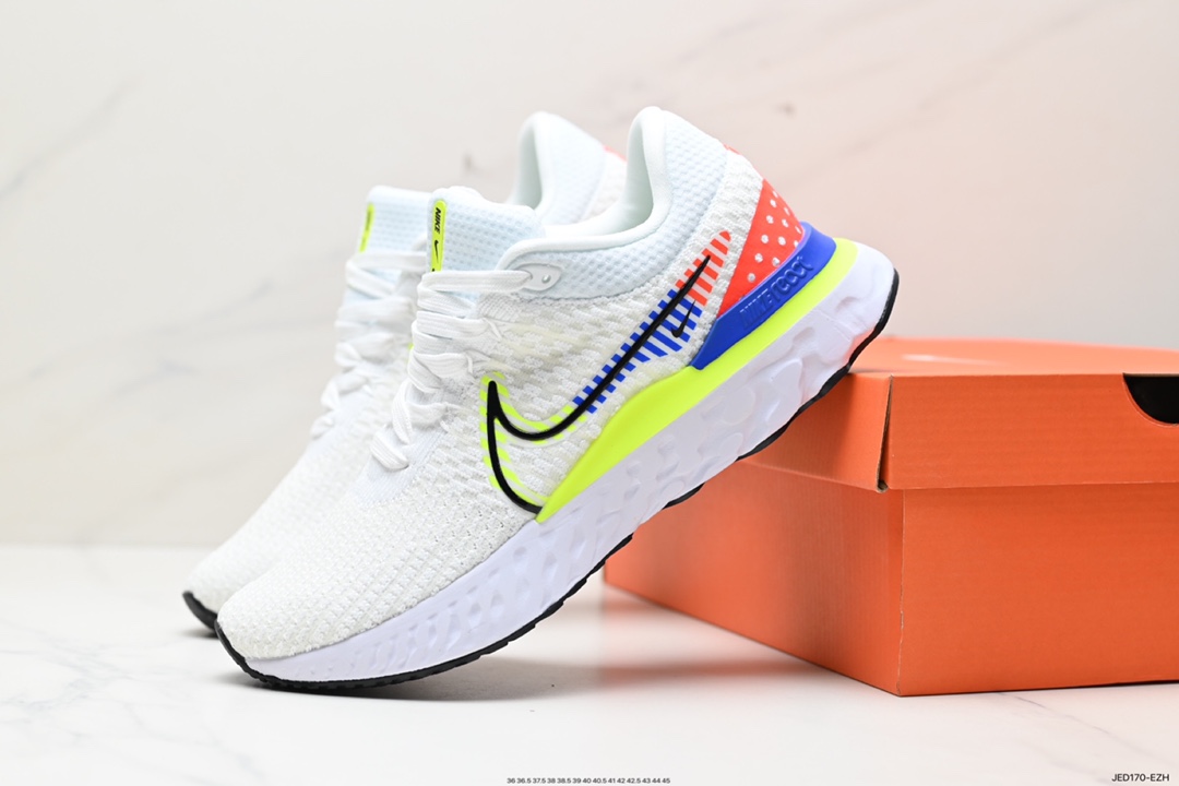 150 耐克NIKE REACT INFINITY RUN FK 3瑞亚机能风疾速系列越野缓震休闲运动鞋 DX1629-100