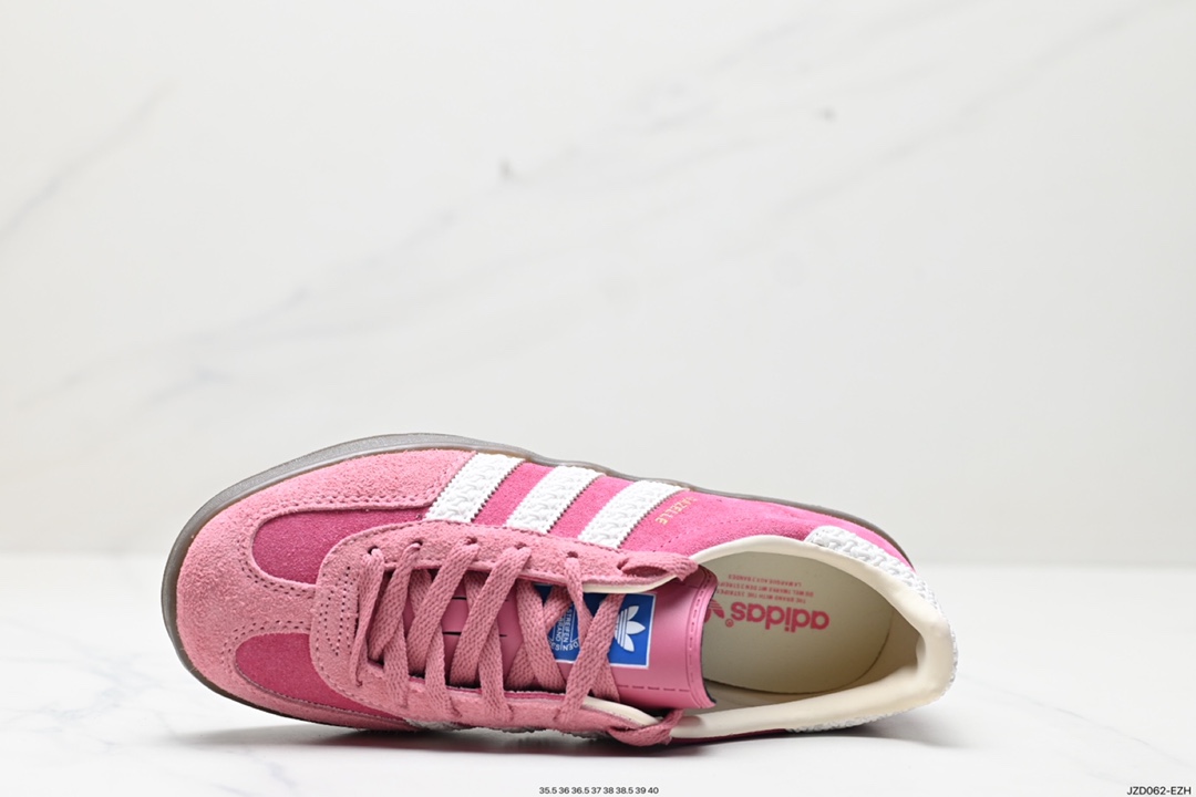 140 阿迪达斯Adidas Originals Gazelle Indoor 三叶草复古防滑耐磨低帮板鞋 HQ8717