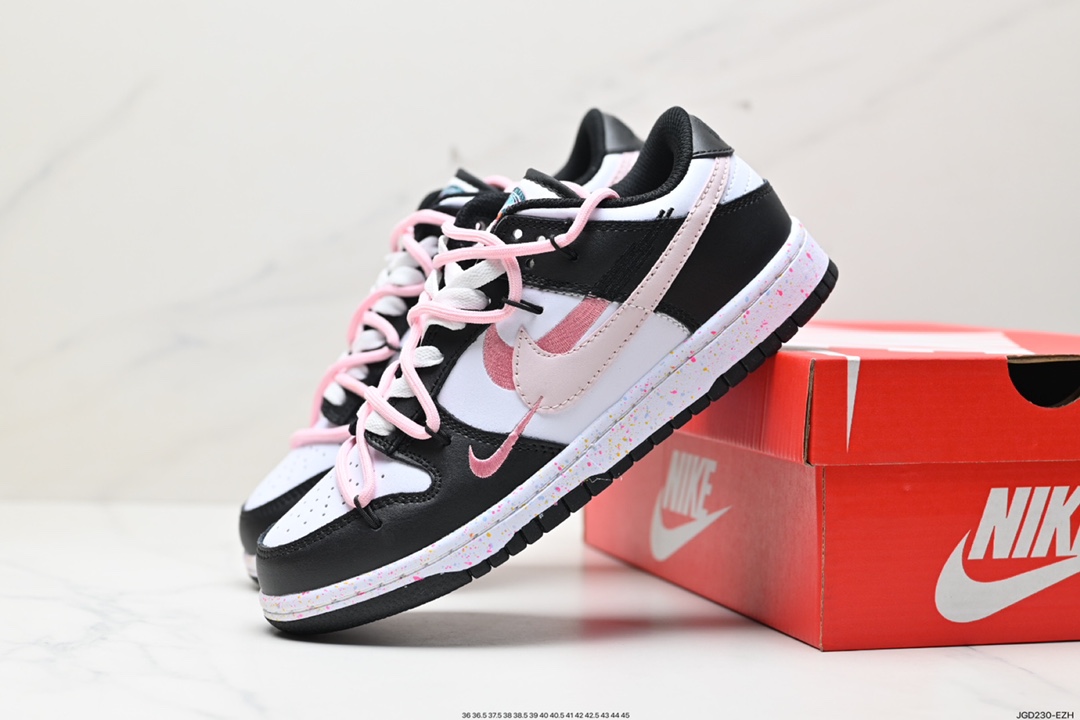 180 耐克Nike SB Dunk Low”Milk White/Pink/Smile“扣篮系列低帮休闲运动滑板板鞋  FD1232-001