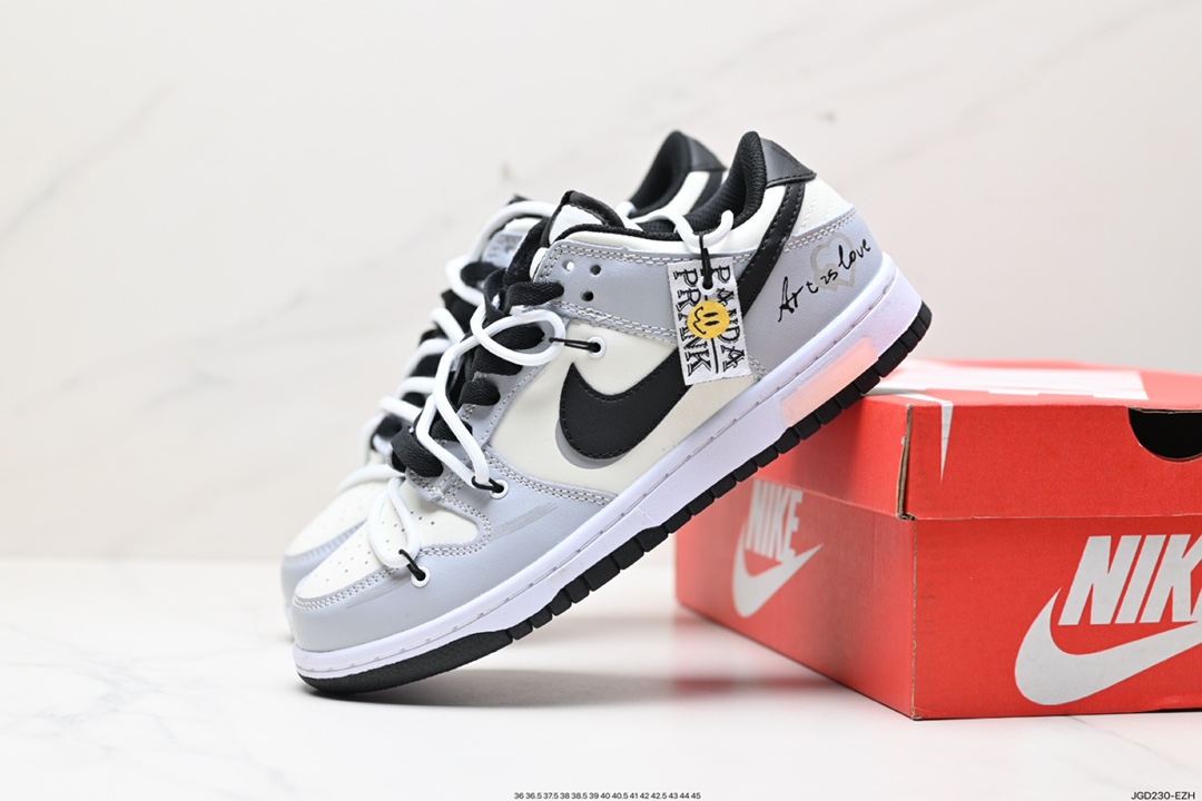 180 耐克Nike SB Dunk Low”Milk White/Pink/Smile“扣篮系列低帮休闲运动滑板板鞋  FD1232-001