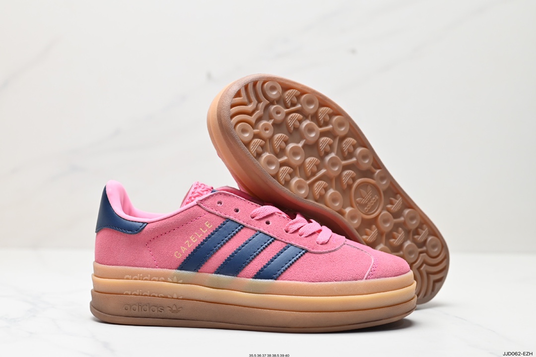 130 阿迪达斯Adidas Gazelle Bold w 低帮复古百搭休闲运动板鞋 HO6122