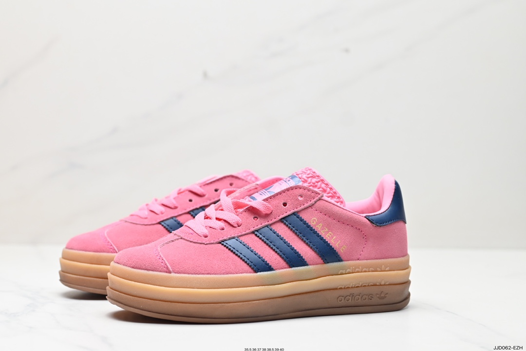 130 阿迪达斯Adidas Gazelle Bold w 低帮复古百搭休闲运动板鞋 HO6122