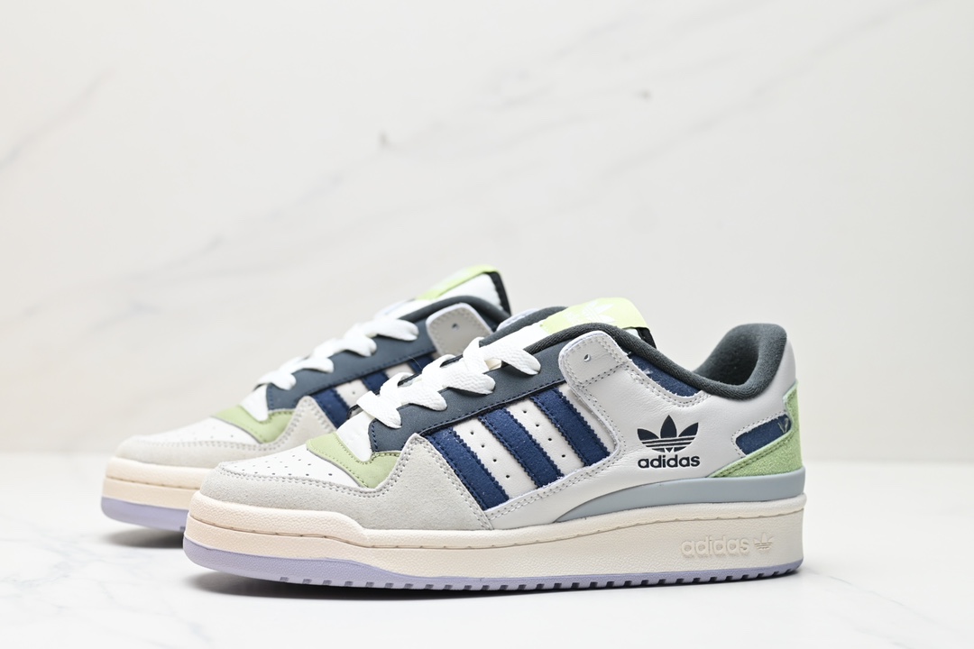 230 Adidas Forum Low CL 三叶草低邦 经典复古板鞋  IG3900