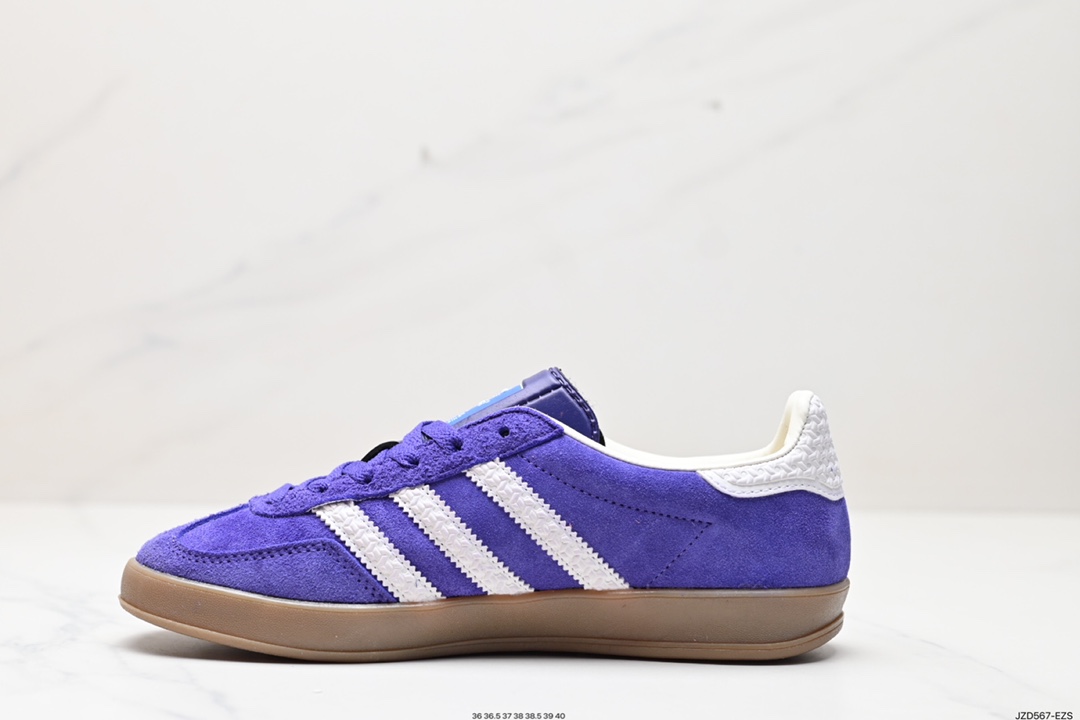 140 Adidas originals Gazelle Indoor 低帮复古轻便休闲板鞋 IF1860