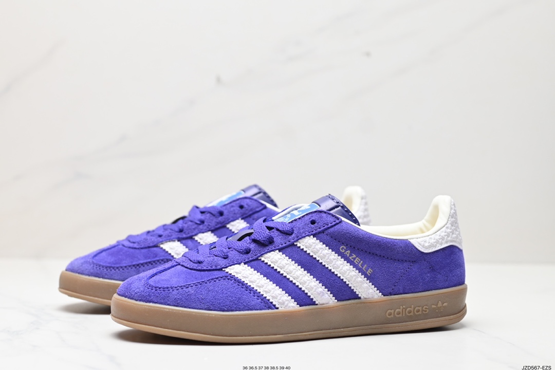 140 Adidas originals Gazelle Indoor 低帮复古轻便休闲板鞋 IF1860