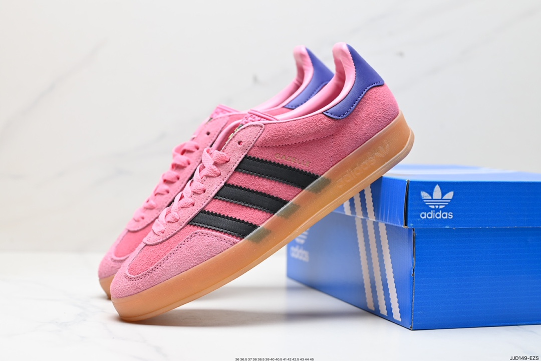 130 AD Gazelle Indoor Trainers 羚羊内训系列低帮复古百搭休闲运动德训风板鞋 IE7002