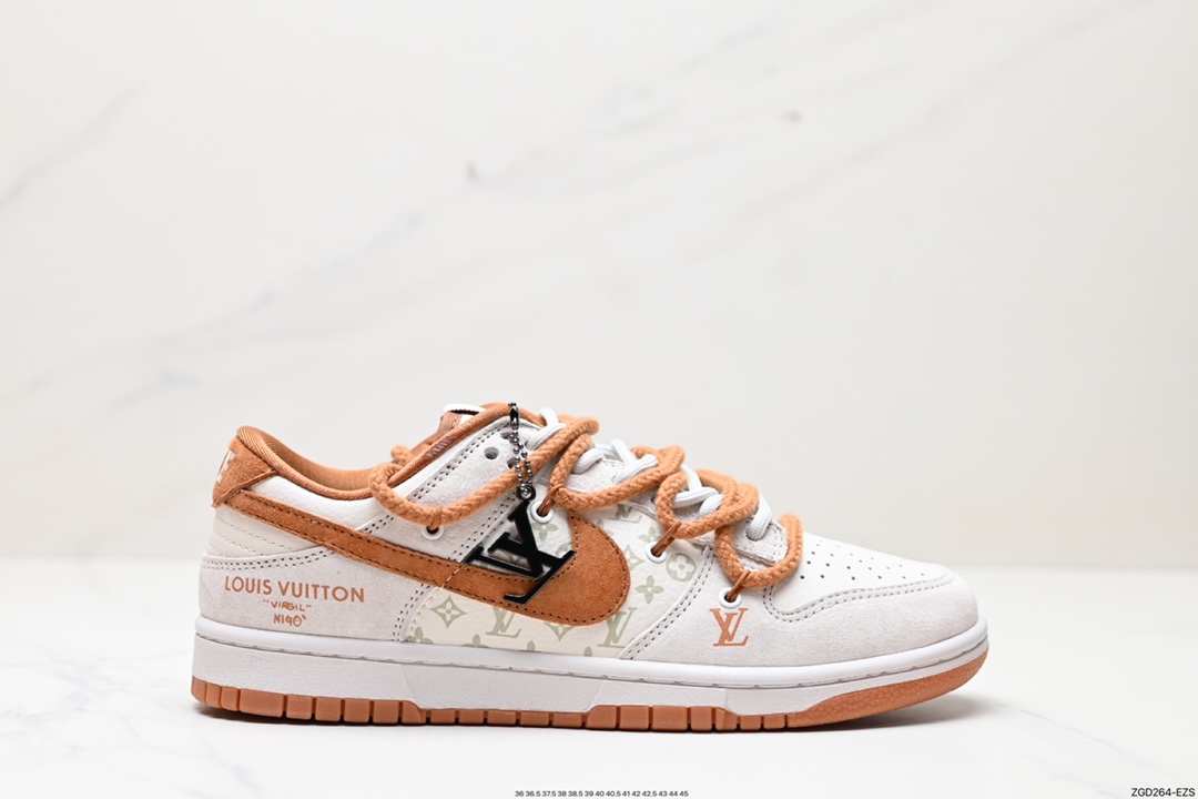 290 耐克NK Dunk Low Retro ”DIY高端定制“ 低帮休闲运动板鞋  FC1688-185