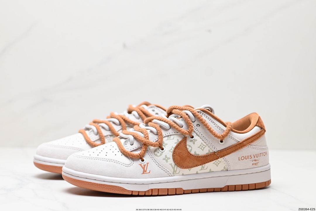 290 耐克NK Dunk Low Retro ”DIY高端定制“ 低帮休闲运动板鞋  FC1688-185