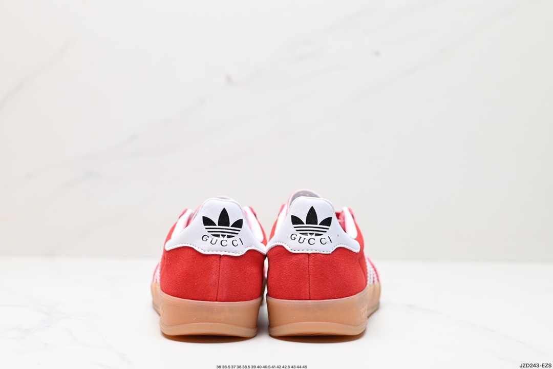 140 古驰Gucci x 阿迪达斯Adidas Originals Gazelle 羚羊系列低帮板鞋 IA9089