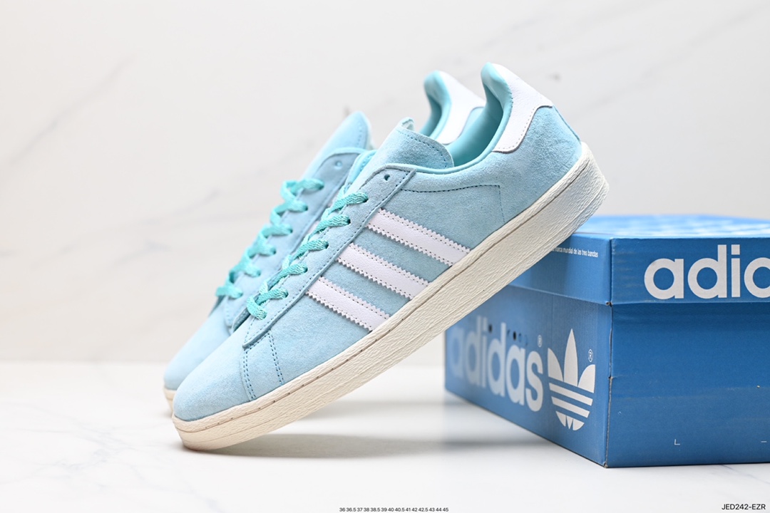 150 Adidas 阿迪达斯 Campus 80S 三叶草校园休闲板鞋 ID7317