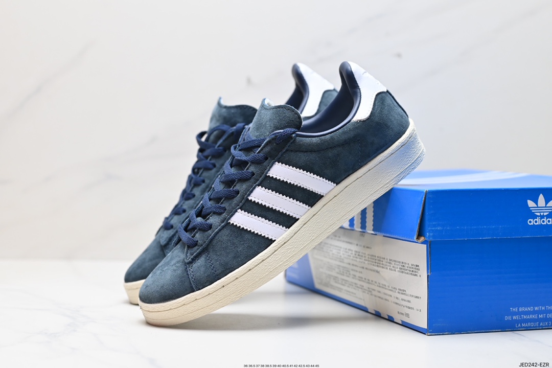 150 Adidas 阿迪达斯 Campus 80S 三叶草校园休闲板鞋 ID7317