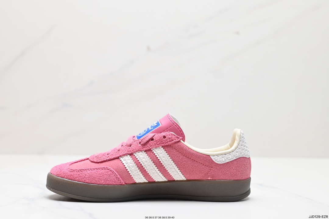 130 阿迪达斯Adidas Originals Gazelle Indoor 三叶草复古防滑耐磨低帮板鞋 HQ8717