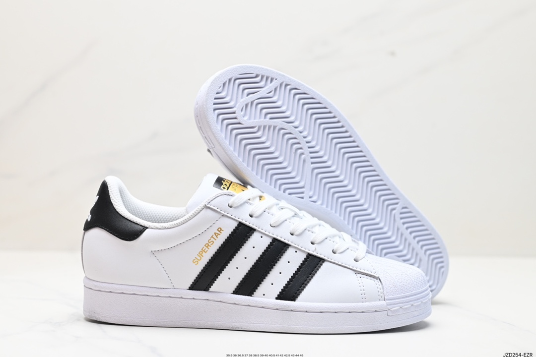 阿迪达斯Adidas三叶草 Originals Superstar”Sail/Green/Lace“贝壳头板鞋 EG4958