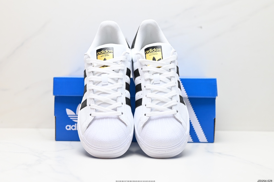 阿迪达斯Adidas三叶草 Originals Superstar”Sail/Green/Lace“贝壳头板鞋 EG4958