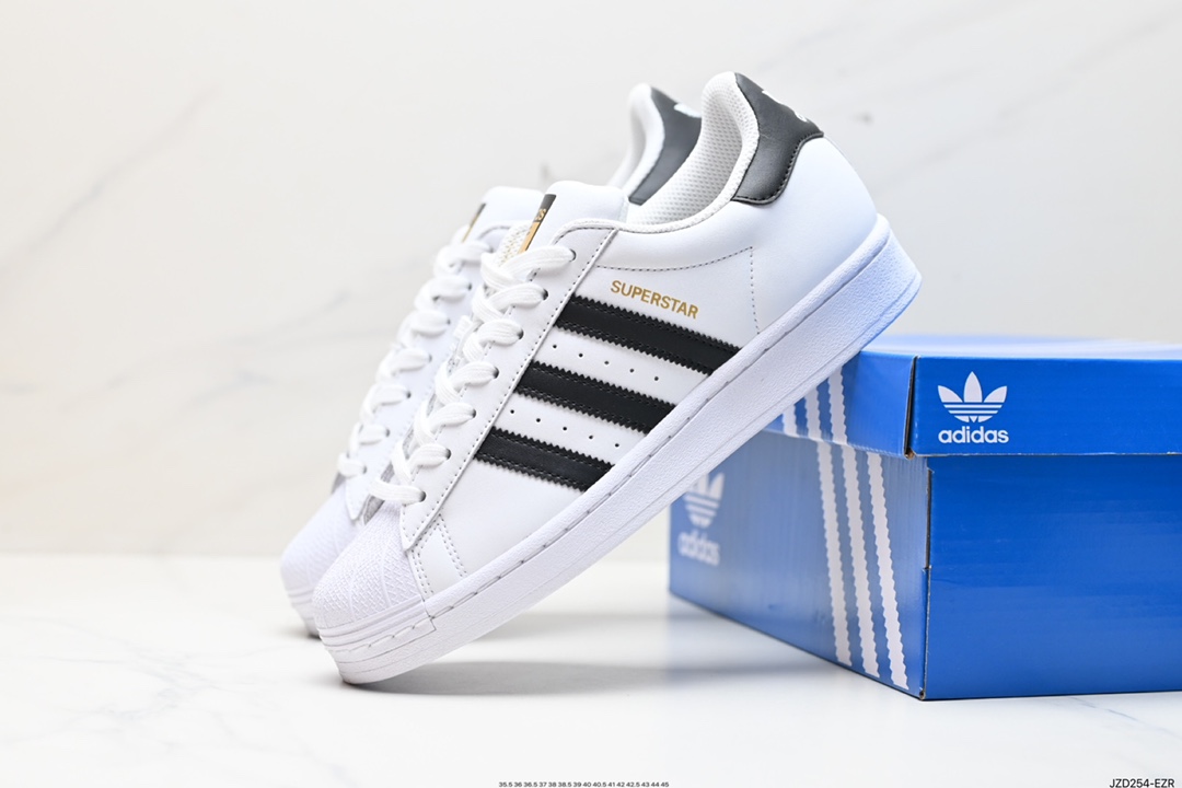 阿迪达斯Adidas三叶草 Originals Superstar”Sail/Green/Lace“贝壳头板鞋 EG4958