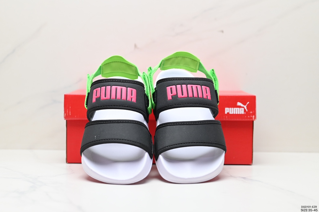 80 夏日新品Puma/彪马 百搭潮流休闲凉鞋  370733-01