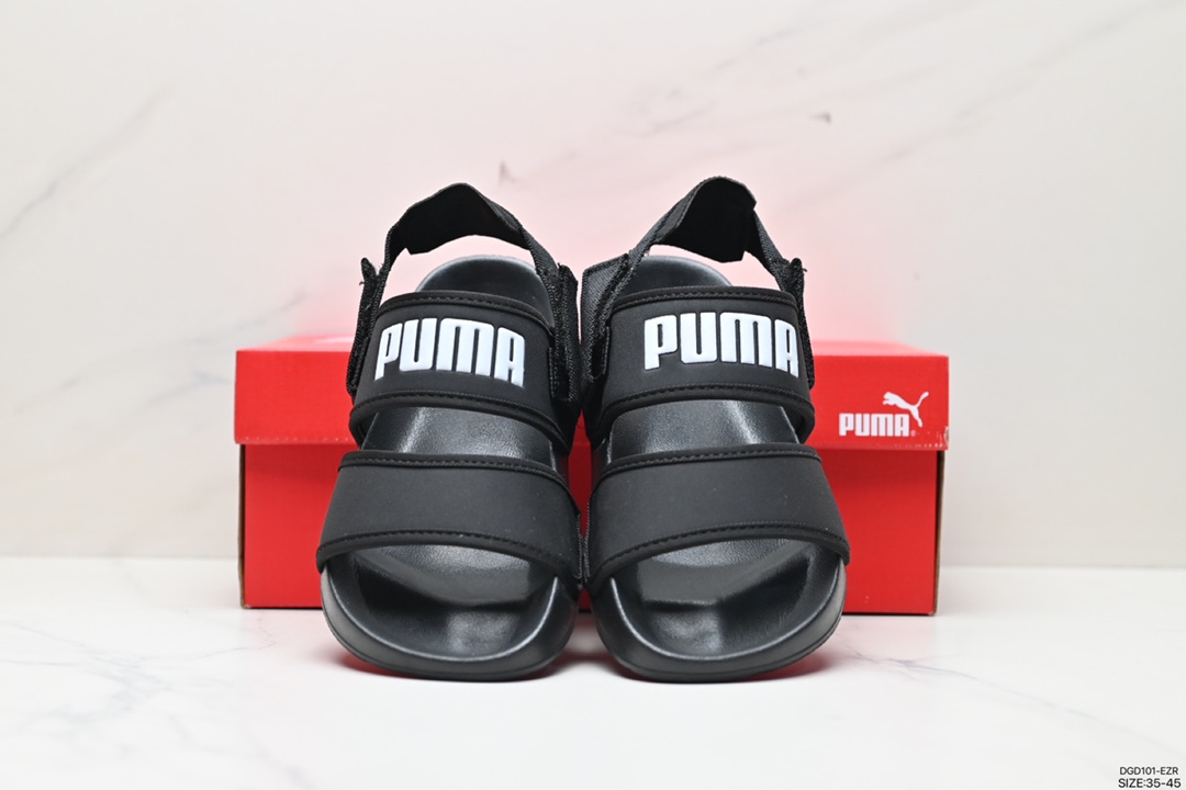 80 夏日新品Puma/彪马 百搭潮流休闲凉鞋  370733-01