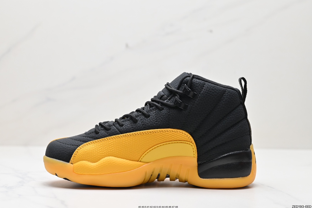 260 纯原版本 Air Jordan 12“University Gold”黑黄  130690-070