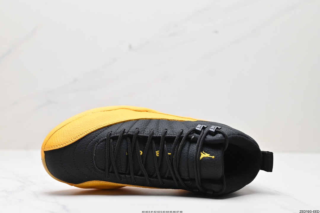 260 纯原版本 Air Jordan 12“University Gold”黑黄  130690-070