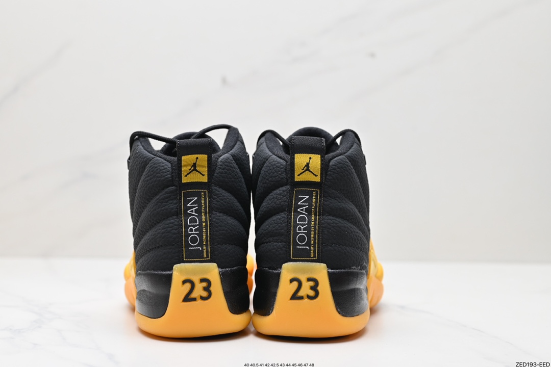 260 纯原版本 Air Jordan 12“University Gold”黑黄  130690-070