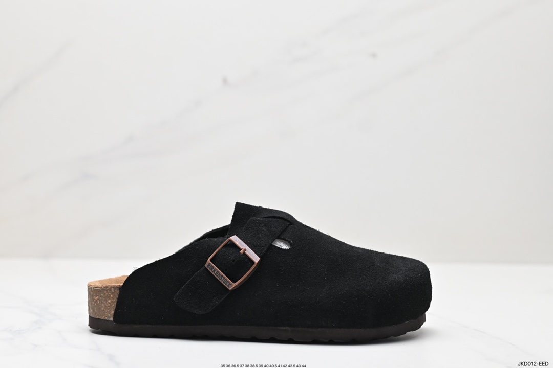 160 Birkenstock Boston Suede Shearling 波士顿系列士低帮休闲鞋“反绒羚羊棕加绒”0560773