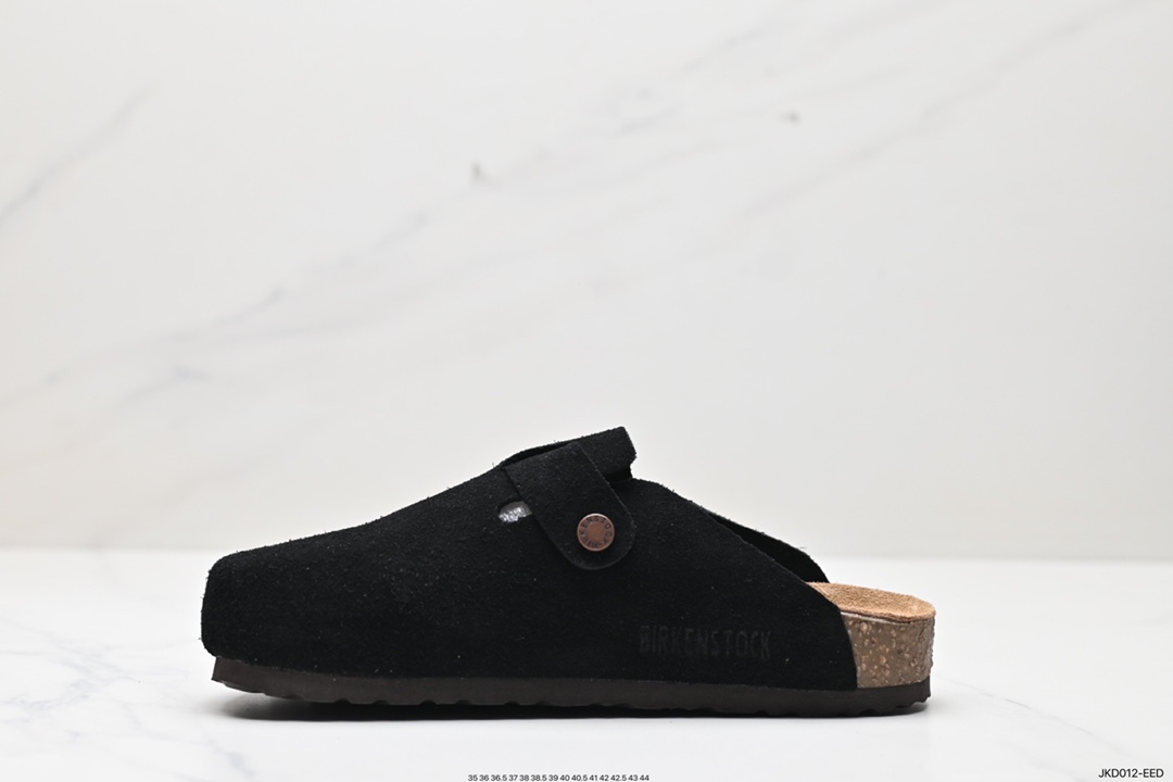 160 Birkenstock Boston Suede Shearling 波士顿系列士低帮休闲鞋“反绒羚羊棕加绒”0560773