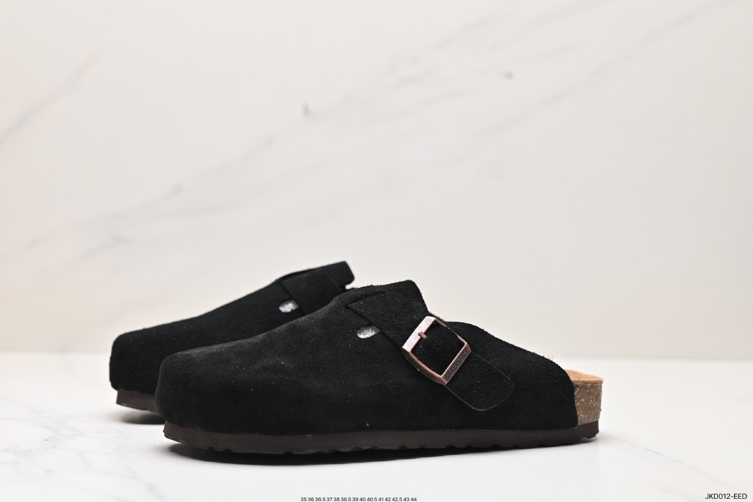 160 Birkenstock Boston Suede Shearling 波士顿系列士低帮休闲鞋“反绒羚羊棕加绒”0560773