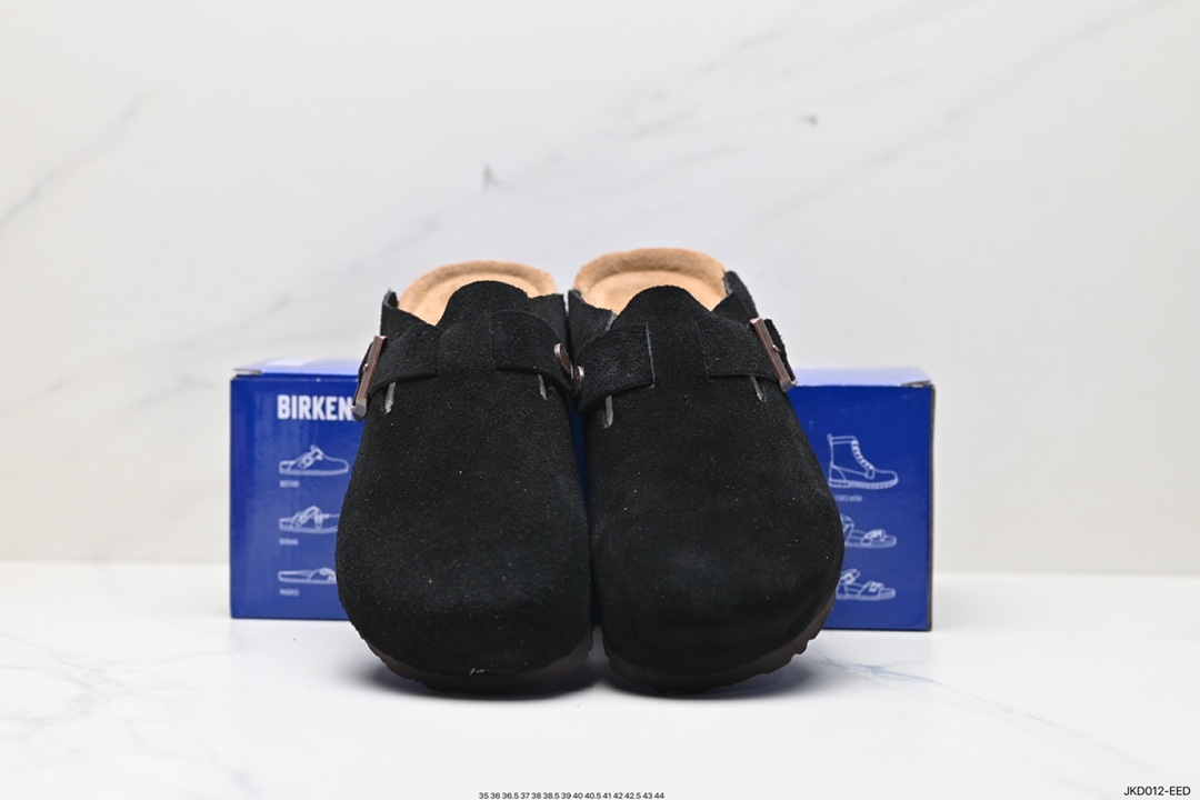 160 Birkenstock Boston Suede Shearling 波士顿系列士低帮休闲鞋“反绒羚羊棕加绒”0560773