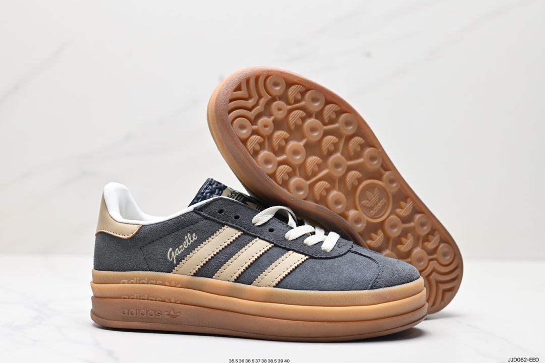 130 阿迪达斯Adidas Gazelle Bold w 低帮复古百搭休闲运动板鞋 ID6998