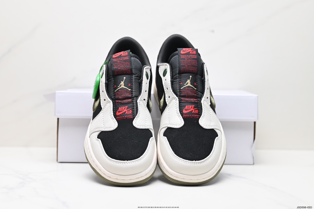 180 Air Jordan 1 Low Slip Shadow 全新配色 刺绣勾 解构风乔丹篮球鞋 AV3918-388