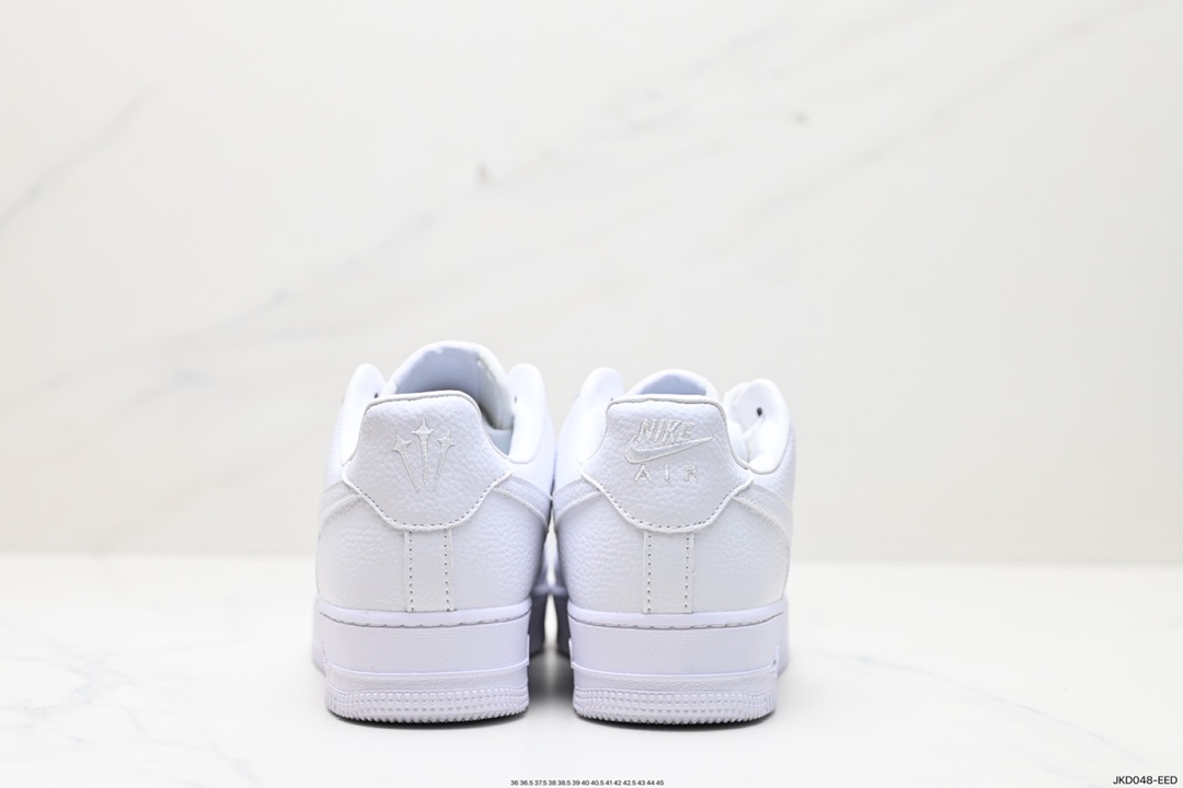 160 Drake x Air Force 1 Low 纯白字母印花 CZ8065-100