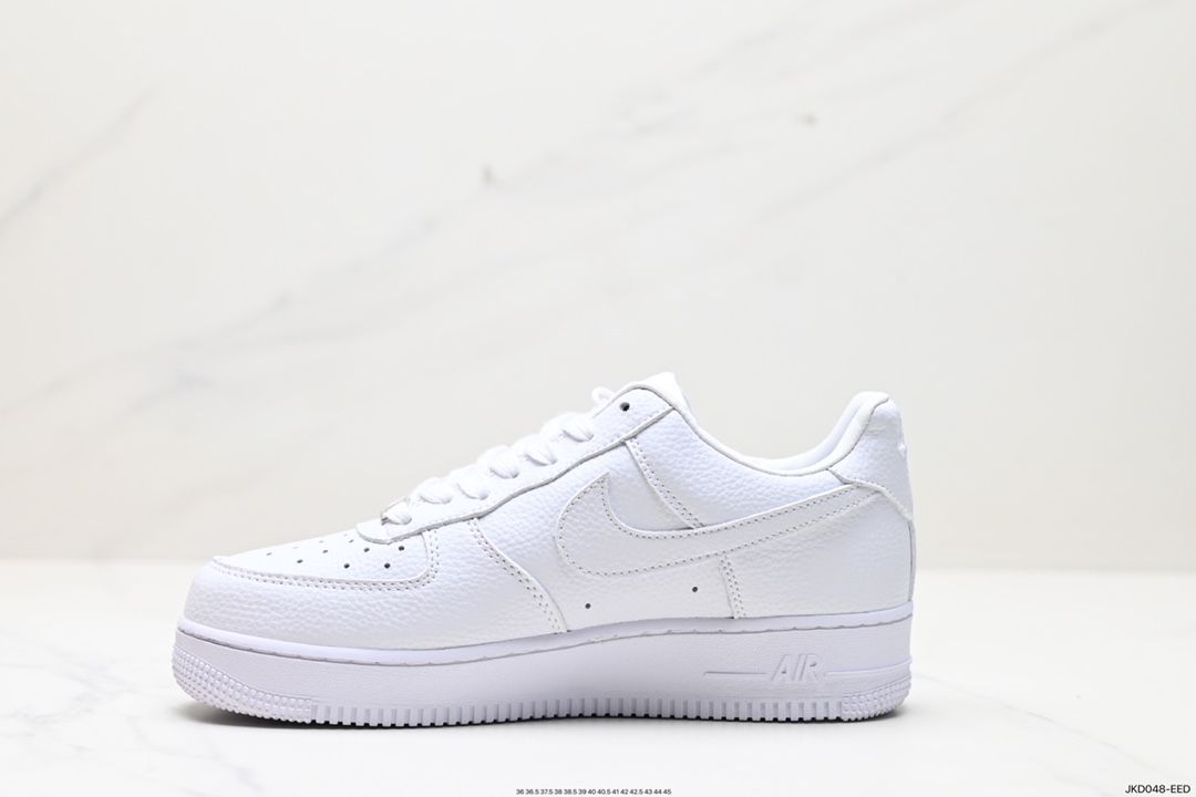 160 Drake x Air Force 1 Low 纯白字母印花 CZ8065-100