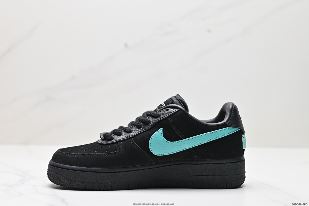 290 联名奢侈品大牌-蒂芙尼/Tiffany & Co. x Nike Air Force 1 Low SP”1837“空军一号 DZ1382-001