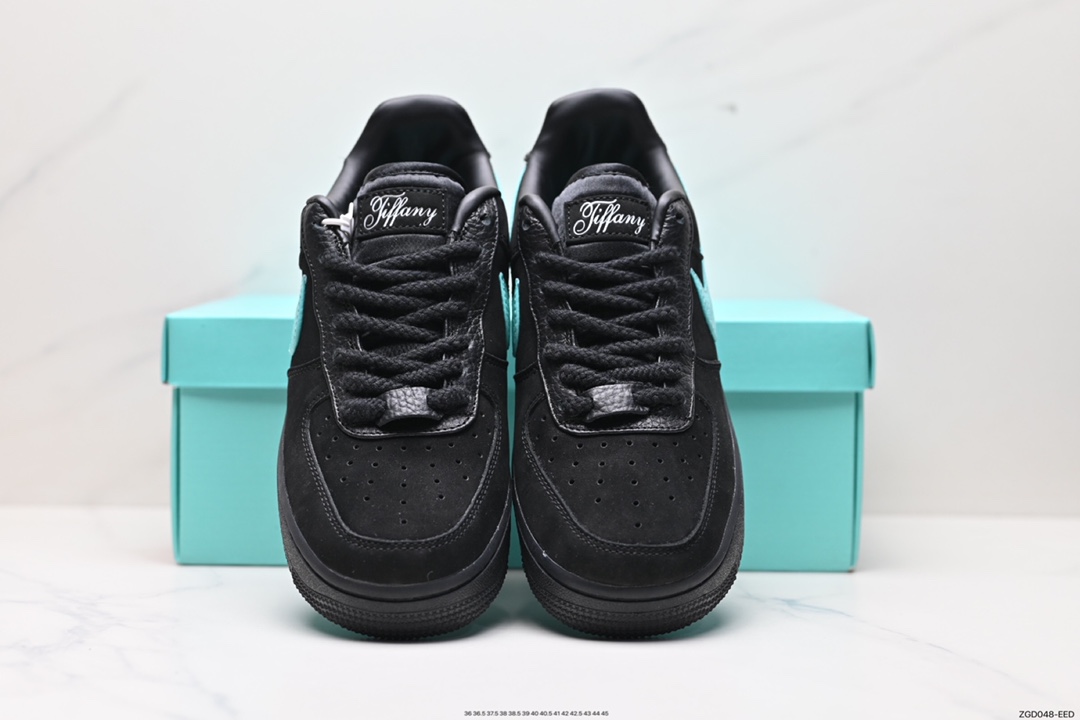 290 联名奢侈品大牌-蒂芙尼/Tiffany & Co. x Nike Air Force 1 Low SP”1837“空军一号 DZ1382-001