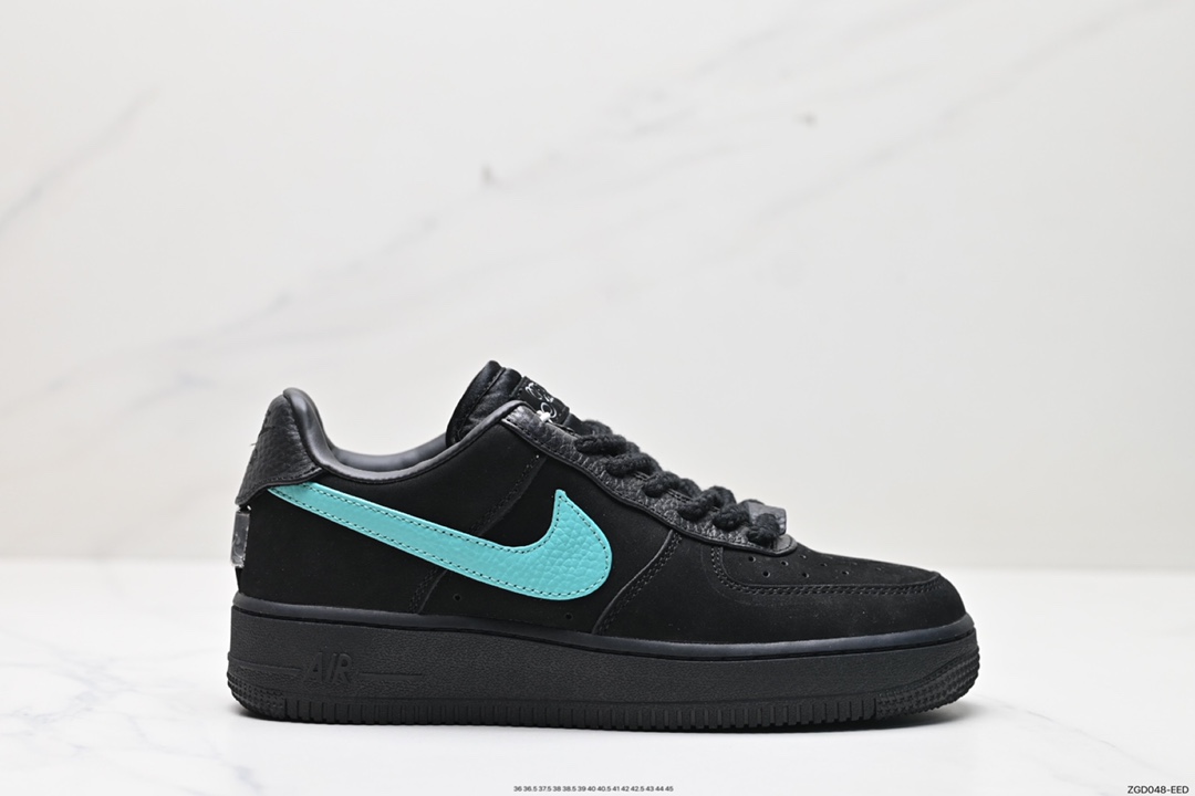 290 联名奢侈品大牌-蒂芙尼/Tiffany & Co. x Nike Air Force 1 Low SP”1837“空军一号 DZ1382-001