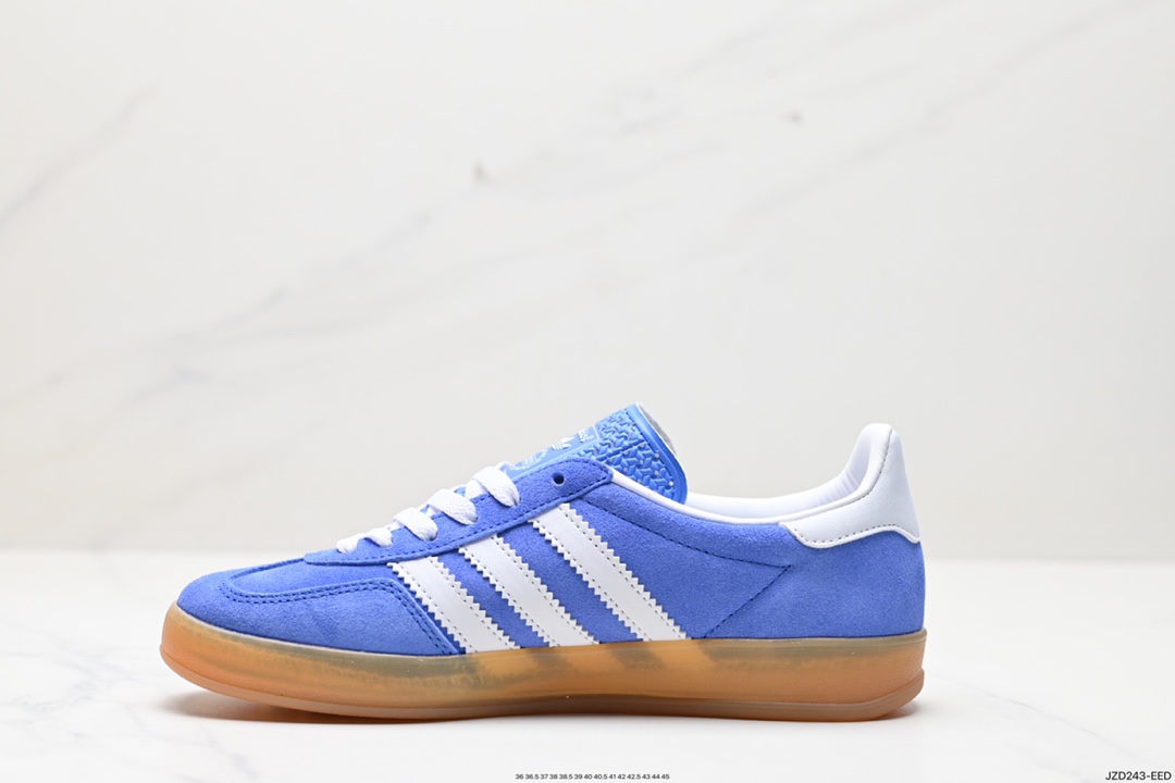 140 阿迪达斯Adidas Originals Gazelle Indoor 三叶草复古防滑耐磨低帮板鞋 HQ8717