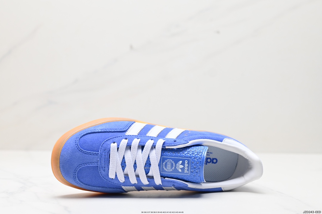 140 阿迪达斯Adidas Originals Gazelle Indoor 三叶草复古防滑耐磨低帮板鞋 HQ8717