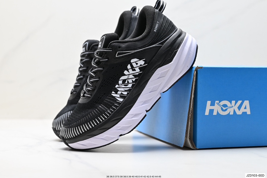 140 HOKA ONE W BONDI 7 余文乐同款 机能缓震跑鞋 1110518