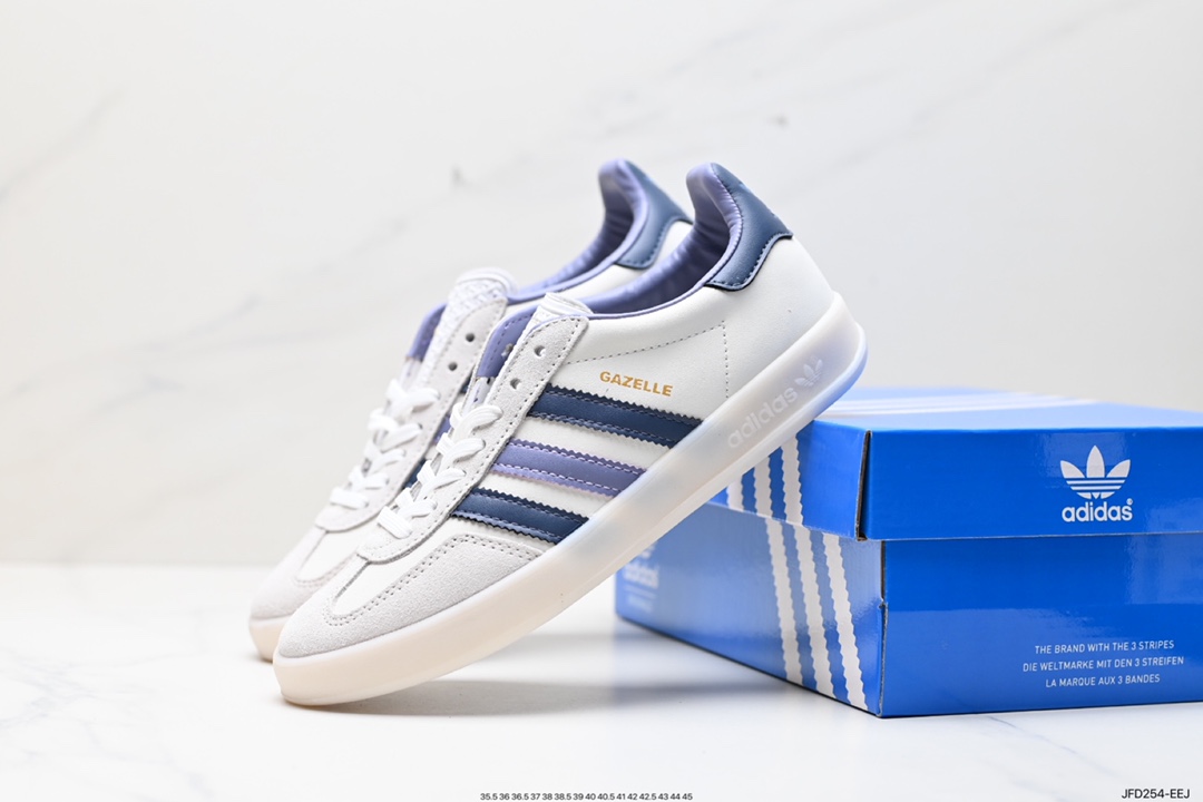 170 阿迪达斯Adidas originals Gazelle Indoor ”奶白兰“ IG1643