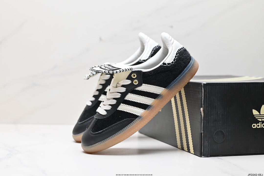 170 阿迪达斯AdidasOriginals Wb Pony Tonal Samba 桑巴舞板鞋 ID0217