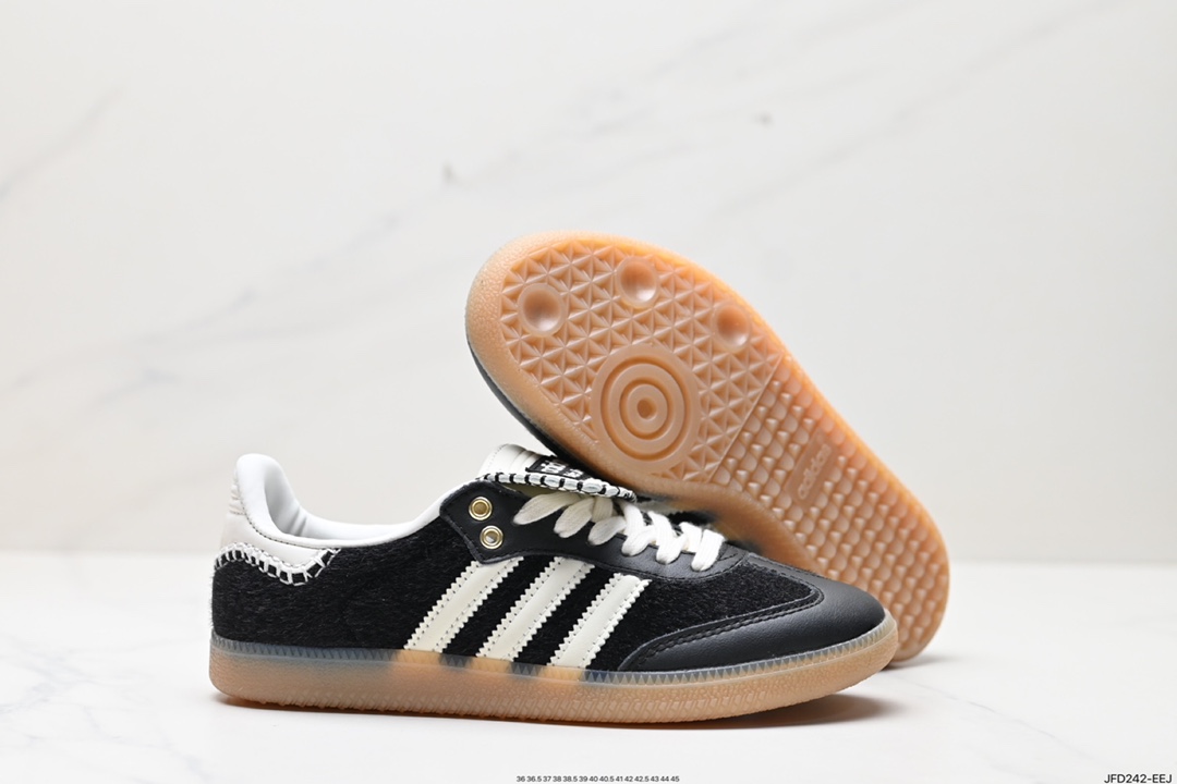 170 阿迪达斯AdidasOriginals Wb Pony Tonal Samba 桑巴舞板鞋 ID0217