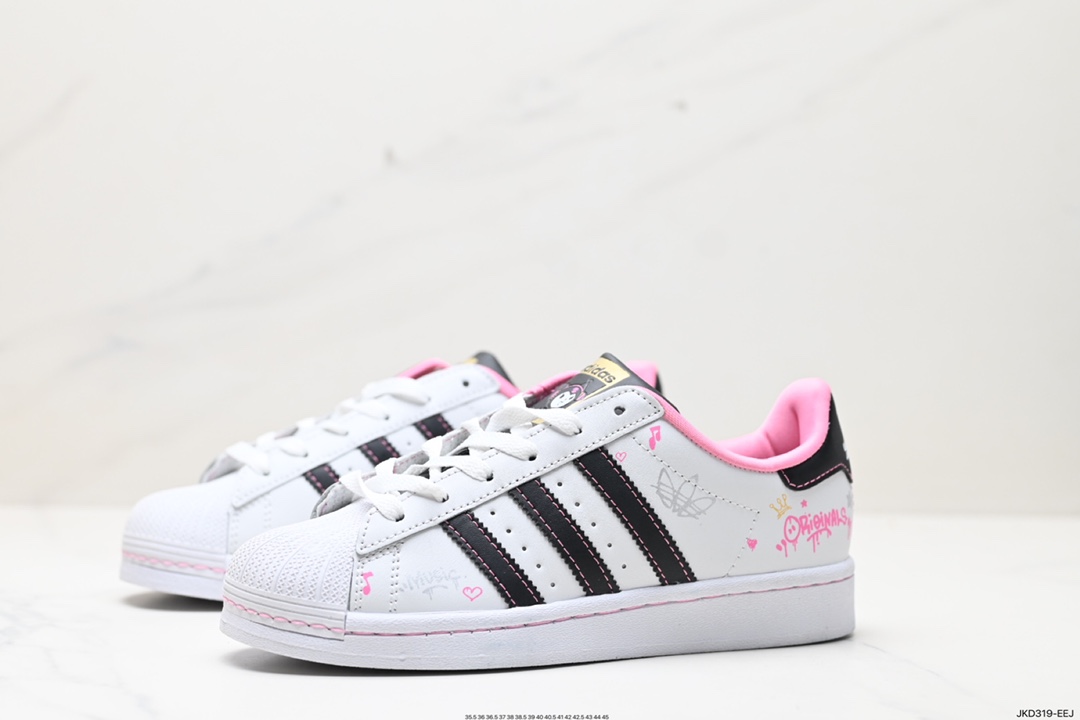 160 阿迪达斯Adidas三叶草 Originals Superstar Pride RM贝壳头板鞋 IF3561