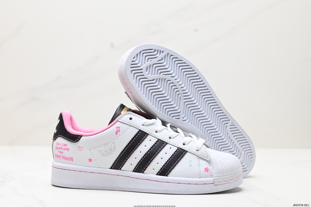 160 阿迪达斯Adidas三叶草 Originals Superstar Pride RM贝壳头板鞋 IF3561