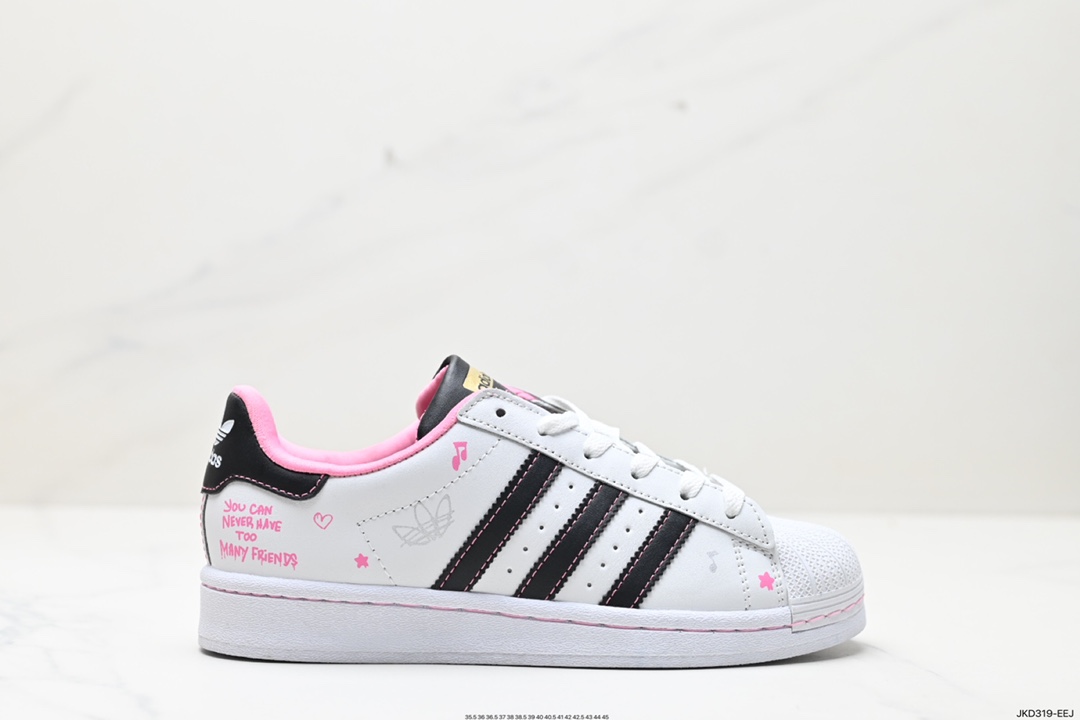 160 阿迪达斯Adidas三叶草 Originals Superstar Pride RM贝壳头板鞋 IF3561