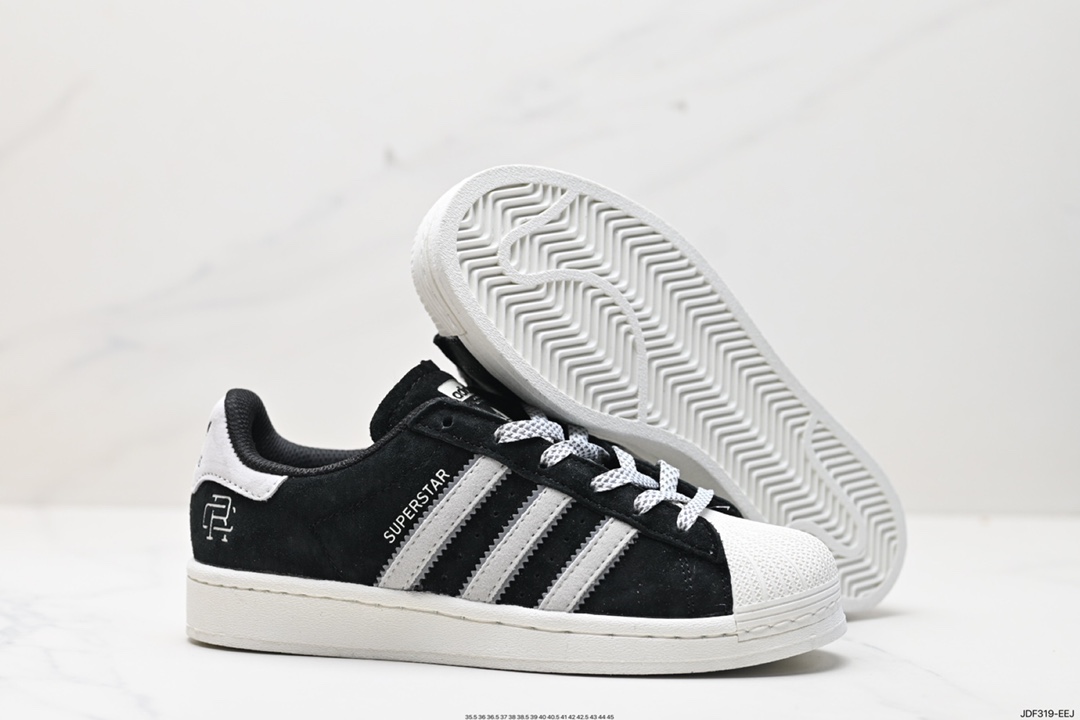 125 阿迪达斯Adidas三叶草 Originals Superstar Pride RM贝壳头系列低帮板鞋 HP2368