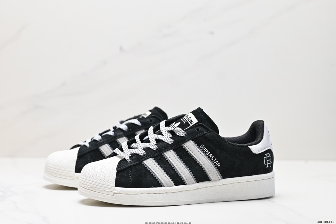 125 阿迪达斯Adidas三叶草 Originals Superstar Pride RM贝壳头系列低帮板鞋 HP2368