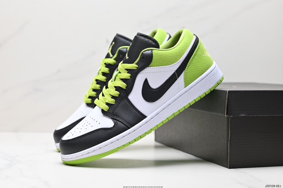 140 耐克Nike Air Jordan 1 Mid”Green Yellow“AJ1乔丹一代中帮篮球鞋 CK3022-003