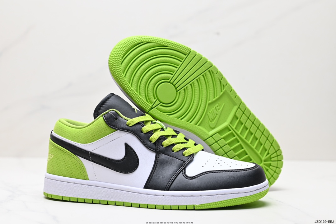 140 耐克Nike Air Jordan 1 Mid”Green Yellow“AJ1乔丹一代中帮篮球鞋 CK3022-003