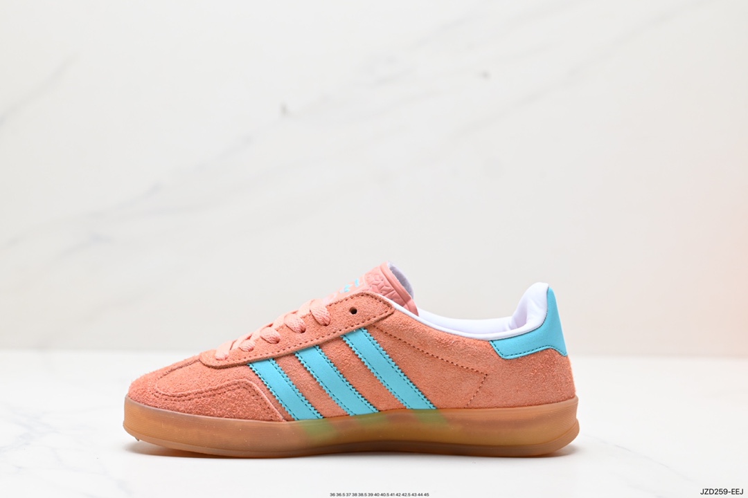 140 adidas Originals Gazelle INdoor 三叶草休闲防滑耐磨低帮板鞋  IH7499